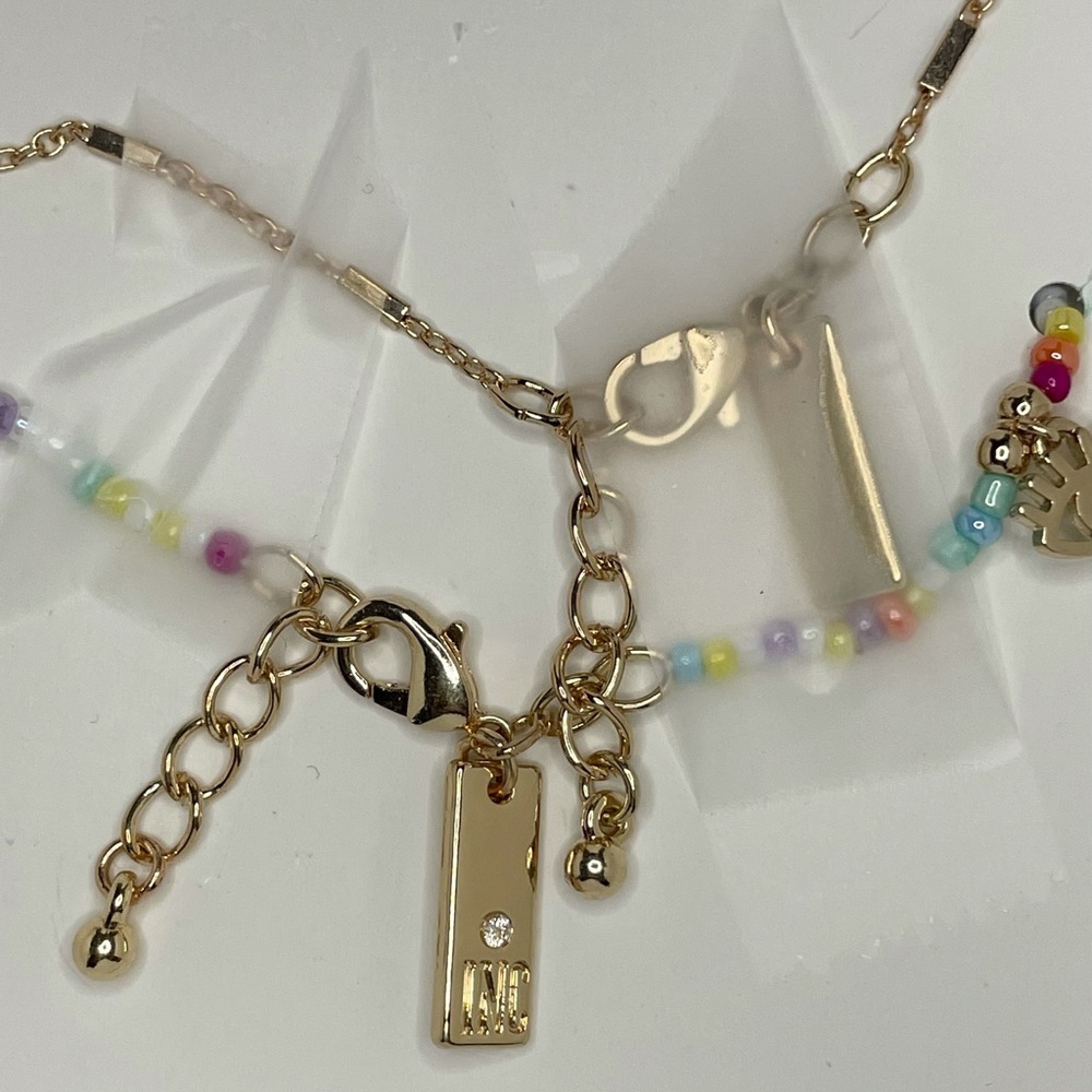 INC International Concepts Evil Eye Mixed Bead and Charms 2 Pc Bracelet Set - Picture 13 of 15